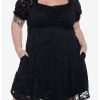 Null Black Lace Babydoll Dress Plus Size -transcendentactive shop 19801242 hi