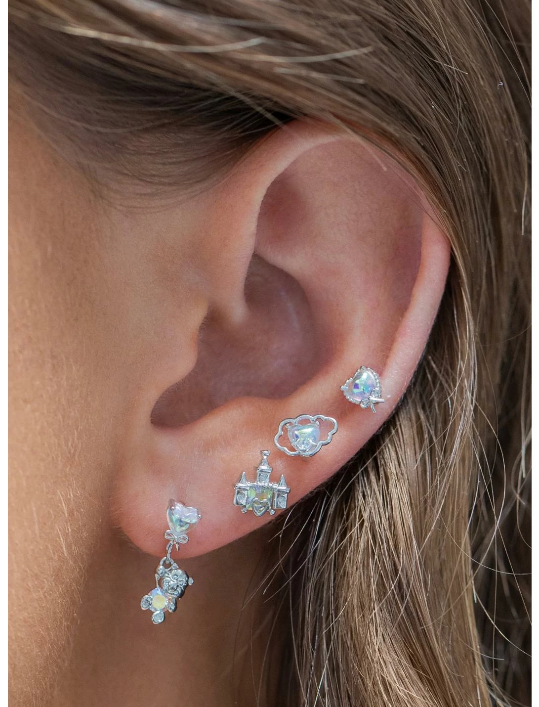 GIRLSCREW Care Bears X Girls Crew Care-A-Lot Mismatch Earring Set 5 GIRLSCREW Care Bears X Girls Crew Care-A-Lot Mismatch Earring Set - Image 3