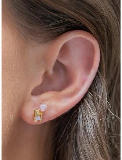 GIRLSCREW Care Bears X Girls Crew Love-A-Lot Bear Earrings -transcendentactive shop 19801253 av2