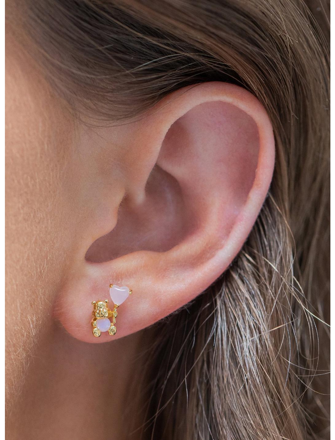 Care Bears X Girls Crew Love-A-Lot Bear Earrings GIRLSCREW Care Bears X Girls Crew Love-A-Lot Bear Earrings -transcendentactive shop 19801253 av2