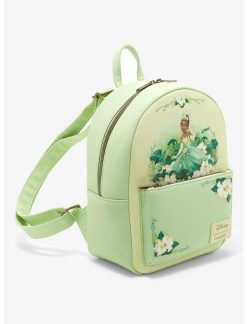 LNGEFLY Loungefly Disney The Princess And The Frog Tiana Floral Mini Backpack -transcendentactive shop 19801275 av1