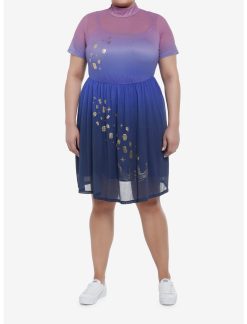 HUNIVERS Her Universe Disney Tangled Lantern Ombre Mesh Dress Plus Size -transcendentactive shop 19826720 av1