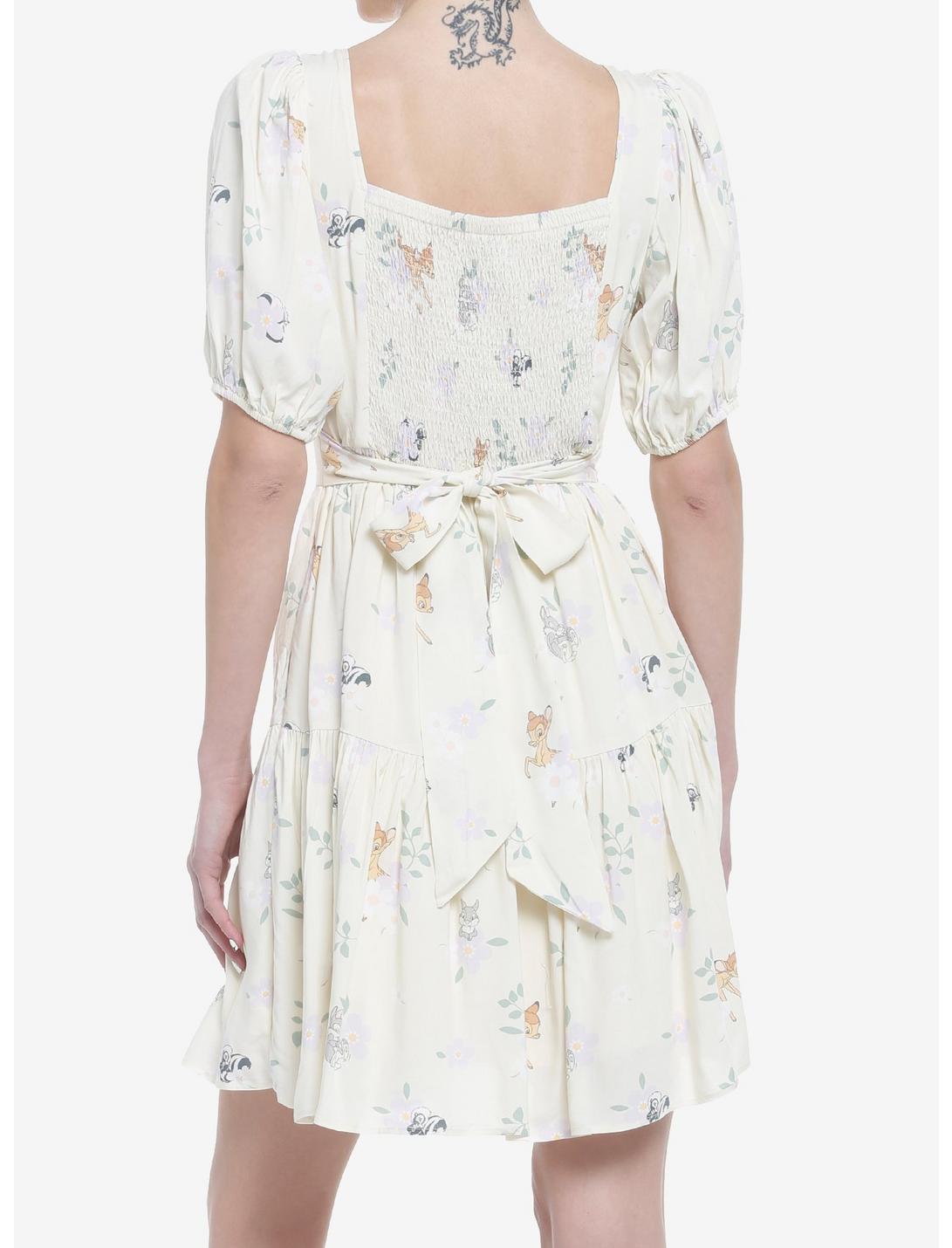 HUNIVERS Her Universe Disney Bambi Floral Sweetheart Tiered Dress 5 HUNIVERS Her Universe Disney Bambi Floral Sweetheart Tiered Dress - Image 3