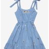 HUNIVERS Her Universe Disney Chip 'N' Dale Chambray Tie Strap Dress -transcendentactive shop 19840098 hi