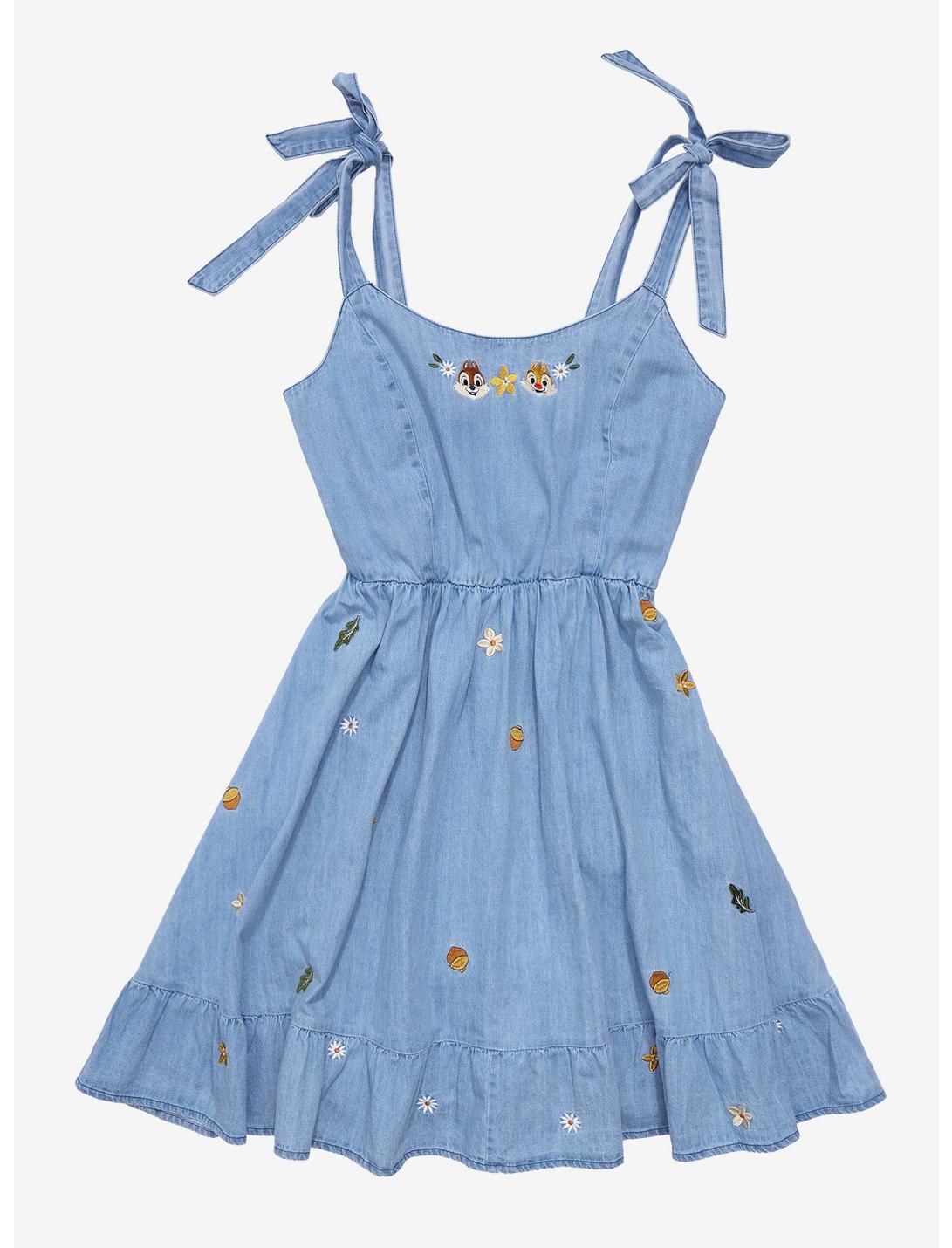 Her Universe Disney Chip 'N' Dale Chambray Tie Strap Dress HUNIVERS Her Universe Disney Chip 'N' Dale Chambray Tie Strap Dress -transcendentactive shop 19840098 hi