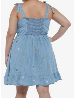 HUNIVERS Her Universe Disney Chip 'N' Dale Chambray Tie Strap Dress Plus Size -transcendentactive shop 19840106 av2