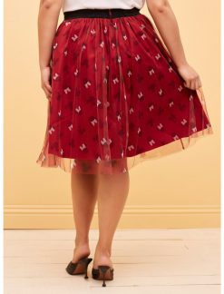 HUNIVERS Her Universe Disney Mickey Mouse & Minnie Mouse Tulle Skirt Plus Size -transcendentactive shop 19858374 av2