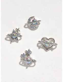 GIRLSCREW Girls Crew Cosmic Love Mismatch Stud Earring Set