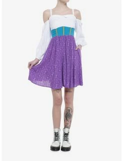 HUNIVERS Disney The Hunchback Of Notre Dame Esmeralda Cold Shoulder Dress -transcendentactive shop 19878750 av1