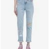 HUNIVERS Disney Cinderella Friends Mom Jeans -transcendentactive shop 19881961 hi