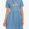 HUNIVERS Disney Winnie The Pooh Friends Denim Dress 2 HUNIVERS Disney Winnie The Pooh Friends Denim Dress -transcendentactive shop 19882384 hi