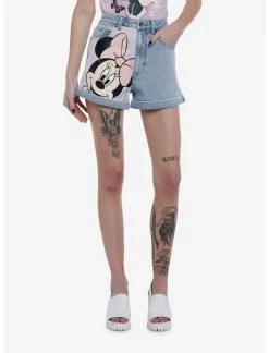 HUNIVERS Her Universe Disney Minnie Mouse Y2K Mom Shorts