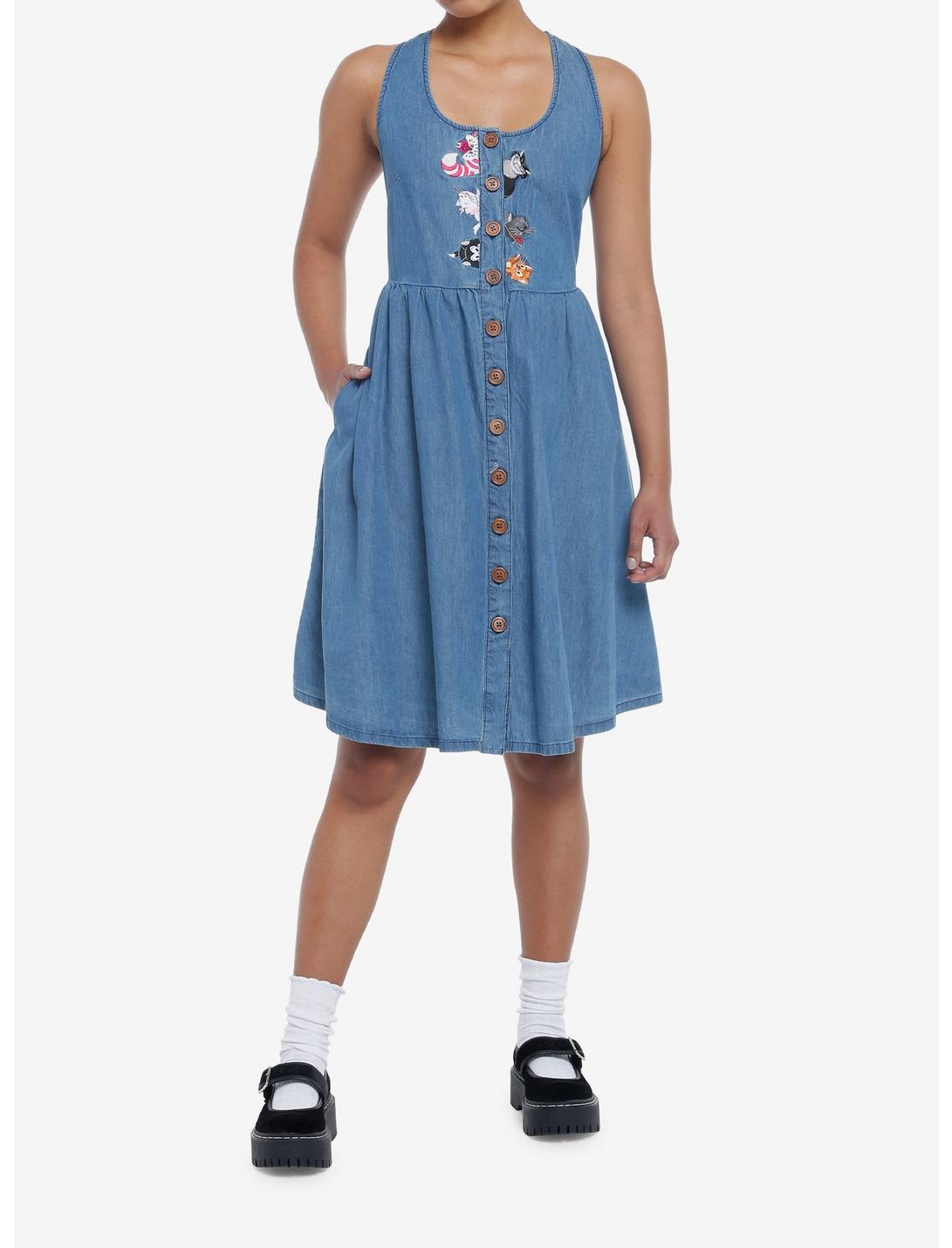 Disney Cats Denim Dress HUNIVERS Disney Cats Denim Dress -transcendentactive shop 19897728 av1