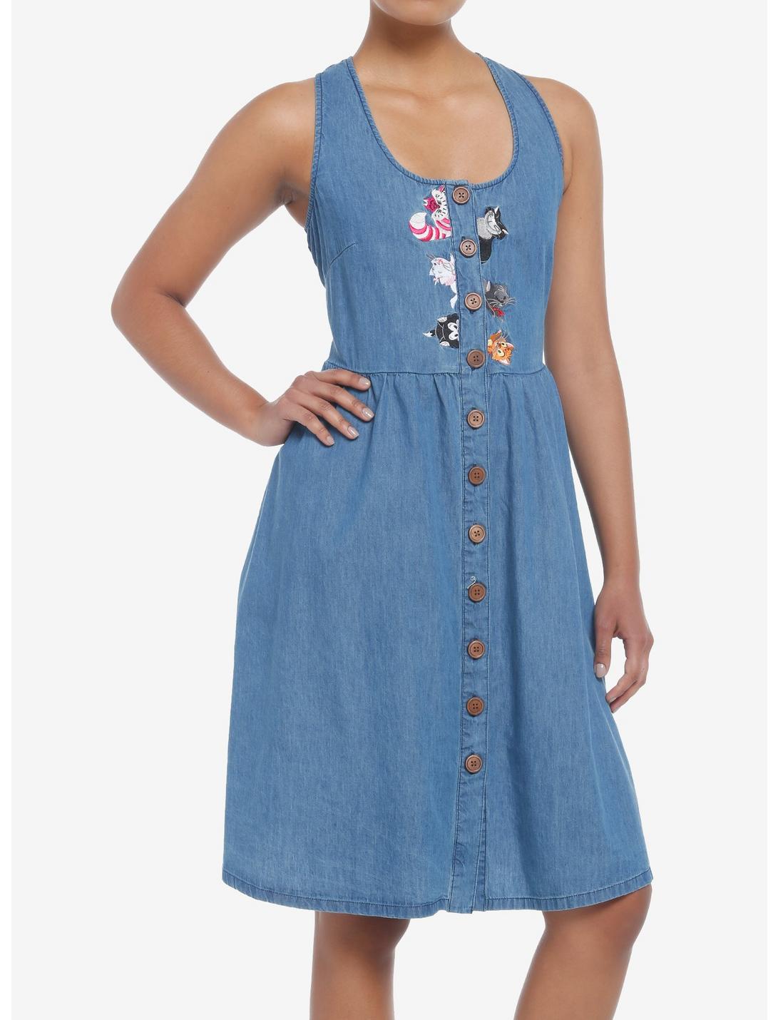 Disney Cats Denim Dress HUNIVERS Disney Cats Denim Dress -transcendentactive shop 19897728 hi