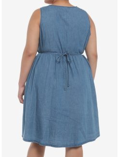 HUNIVERS Disney Cats Denim Dress Plus Size 4 HUNIVERS Disney Cats Denim Dress Plus Size -transcendentactive shop 19897736 av2