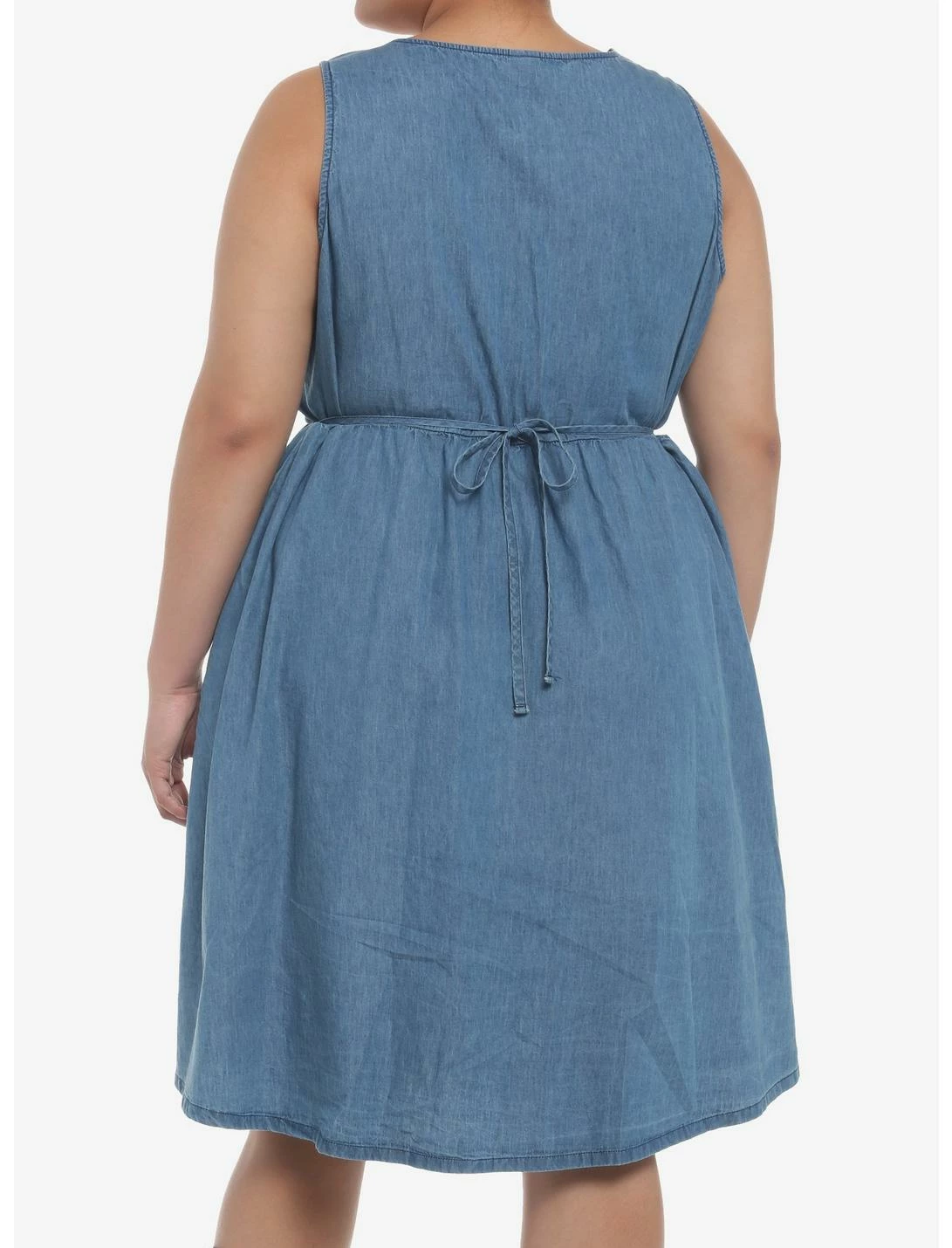 HUNIVERS Disney Cats Denim Dress Plus Size 5 HUNIVERS Disney Cats Denim Dress Plus Size - Image 3