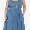 HUNIVERS Disney Bambi Forest Friends Denim Dress Plus Size -transcendentactive shop 19897751 hi