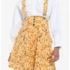 HUNIVERS Disney Chip 'N' Dale Fall Floral Suspender Skirt