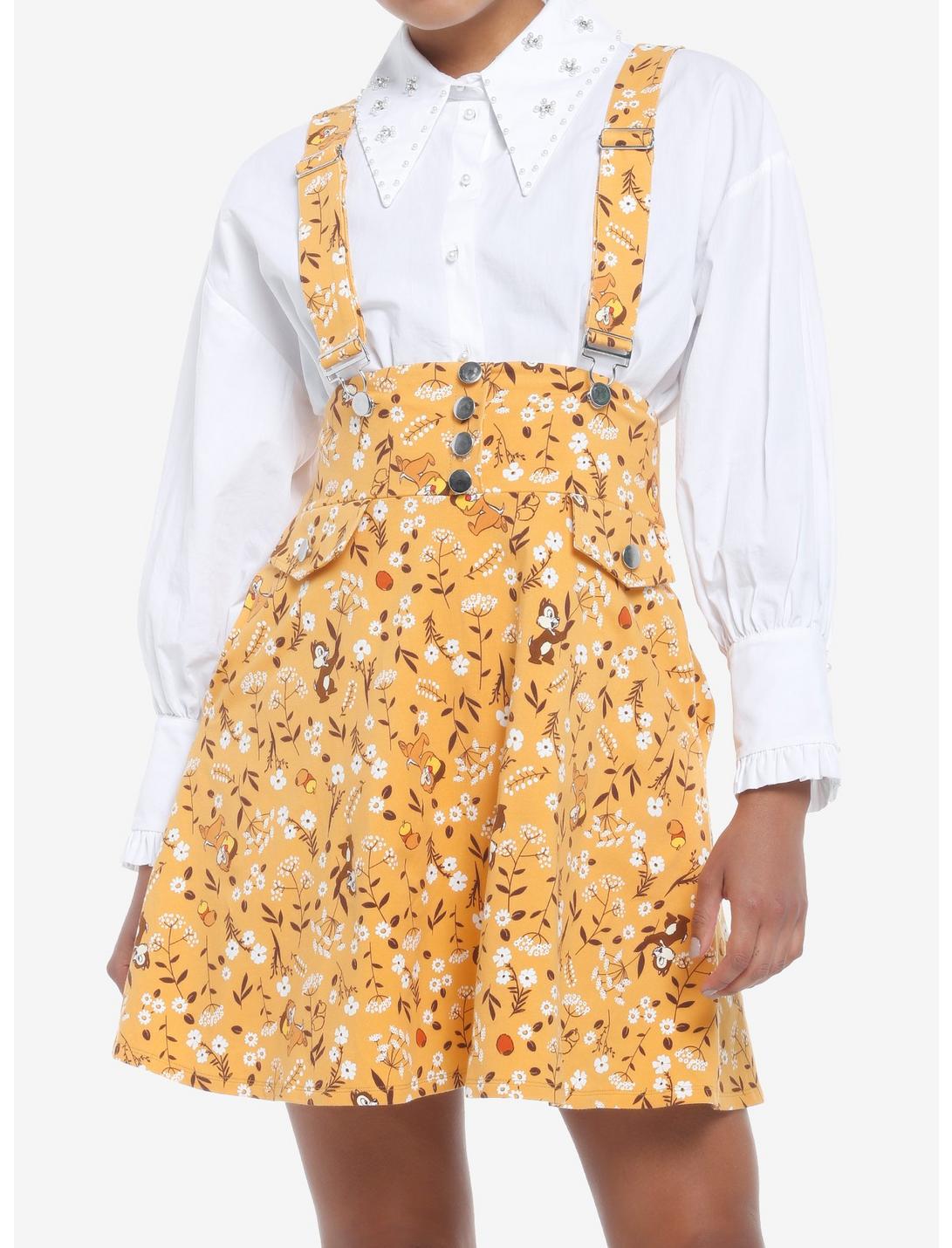 Disney Chip 'N' Dale Fall Floral Suspender Skirt HUNIVERS Disney Chip 'N' Dale Fall Floral Suspender Skirt -transcendentactive shop 19933865 hi