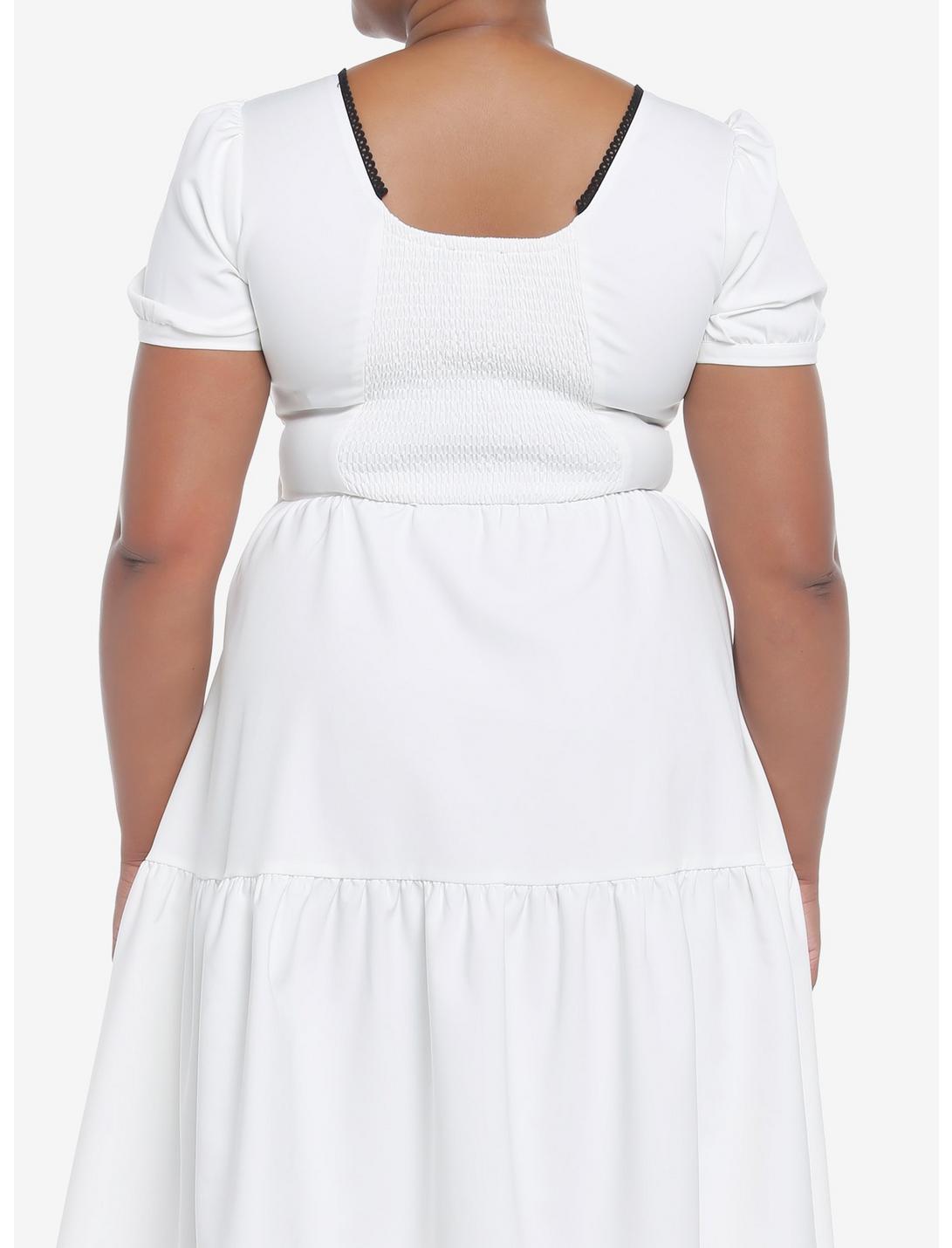 Ivory Corset Tiered Dress Plus Size Null Ivory Corset Tiered Dress Plus Size -transcendentactive shop 19946807 av2