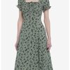 Null Green Butterfly Mushroom Empire Midi Dress 1 Null Green Butterfly Mushroom Empire Midi Dress -transcendentactive shop 19946904 hi