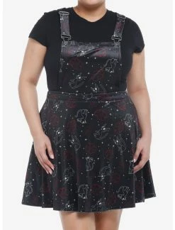 HUNIVERS Her Universe Studio Ghibli Kiki's Delivery Service Jiji Star Velvet Skirtall Plus Size