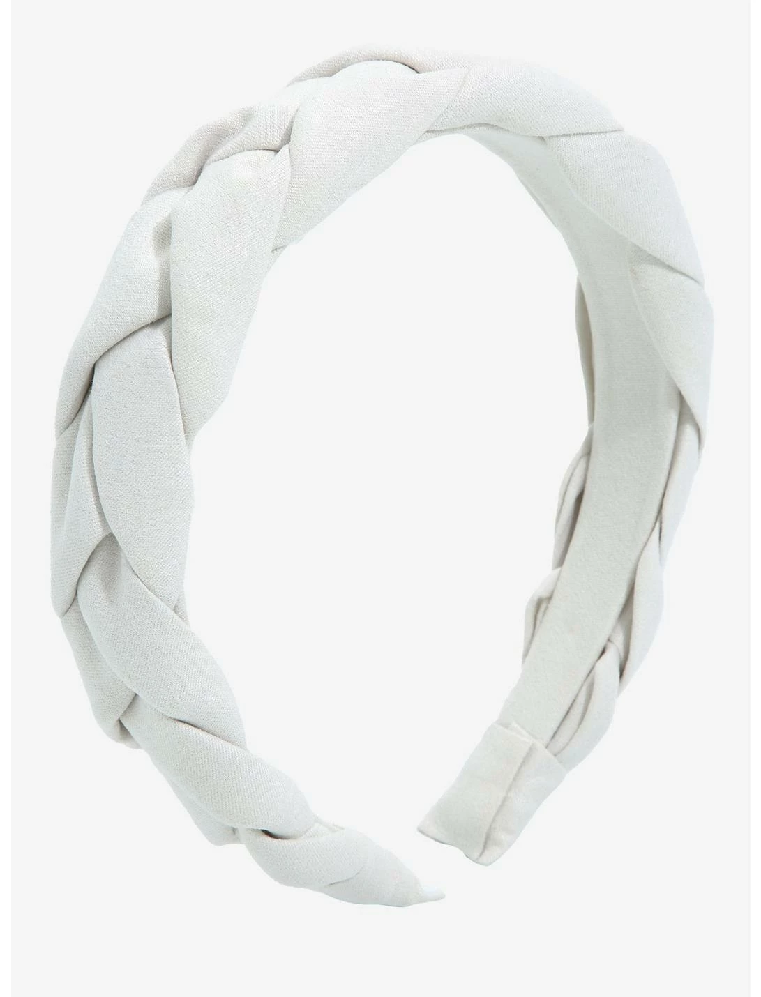 Null White Braided Headband 4 Null White Braided Headband - Image 2