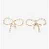 Null Pearl Bow Stud Earrings -transcendentactive shop 19948094 hi