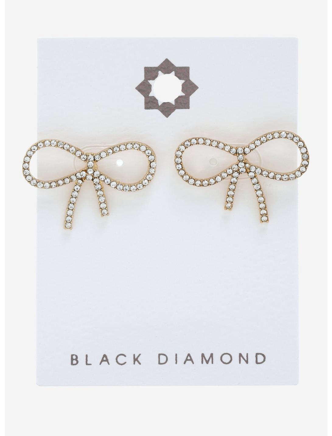 Bejeweled Bow Stud Earrings Null Bejeweled Bow Stud Earrings -transcendentactive shop 19948096 av1