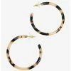 Null Tortoise Shell Hoop Earrings -transcendentactive shop 19948606 hi