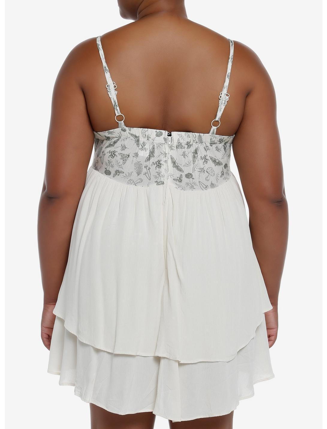 Cottagecore Ivory Strappy Tiered Dress Plus Size Null Cottagecore Ivory Strappy Tiered Dress Plus Size -transcendentactive shop 19954811 av2