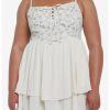 Null Cottagecore Ivory Strappy Tiered Dress Plus Size 2 Null Cottagecore Ivory Strappy Tiered Dress Plus Size -transcendentactive shop 19954811 hi