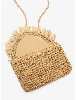 Null Woven Straw Fringe Crossbody Bag -transcendentactive shop 19957496 av3