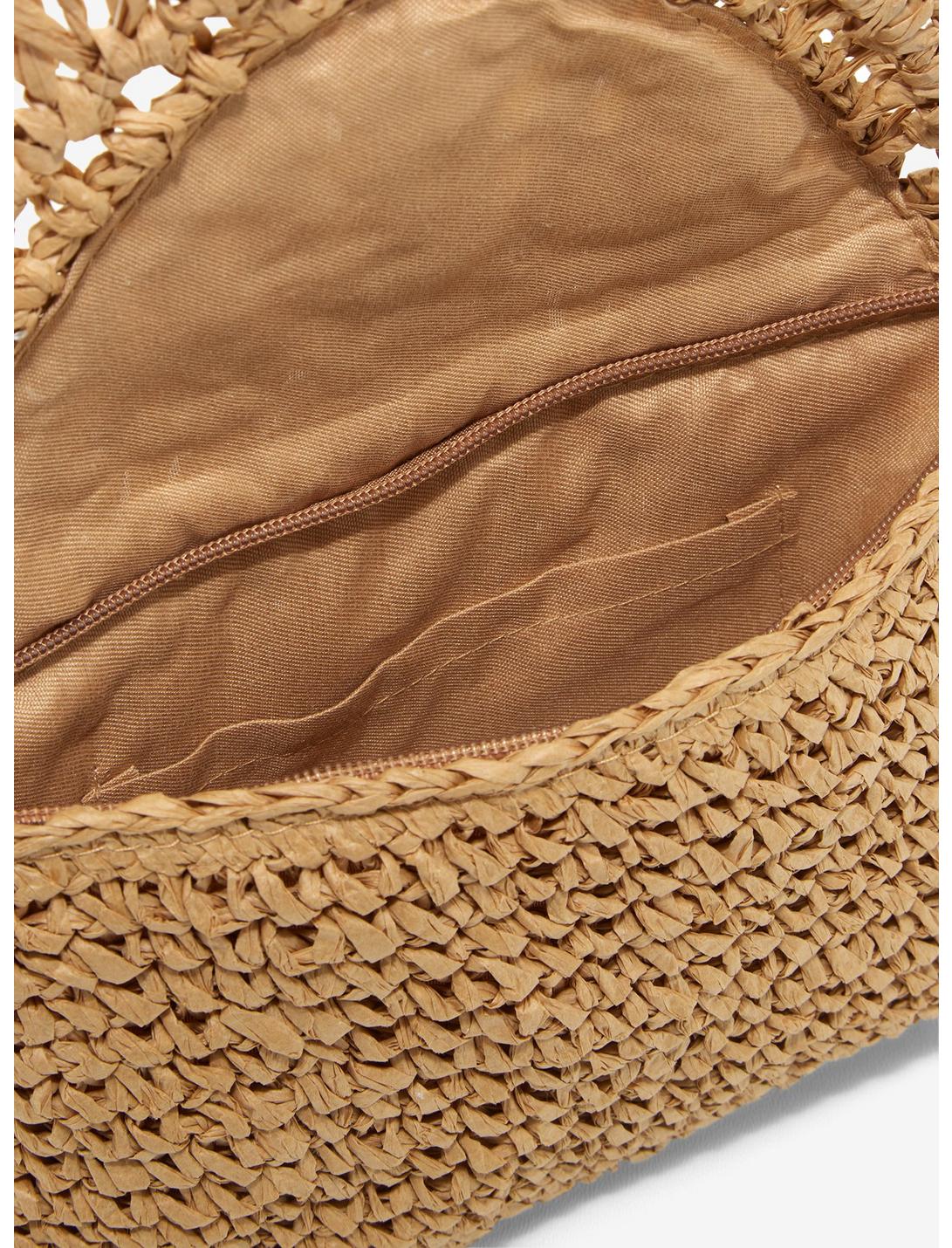 Woven Straw Fringe Crossbody Bag Null Woven Straw Fringe Crossbody Bag -transcendentactive shop 19957496 av4