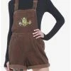 HUNIVERS Shrek Embroidered Corduroy Shortalls 2 HUNIVERS Shrek Embroidered Corduroy Shortalls -transcendentactive shop 19958571 hi