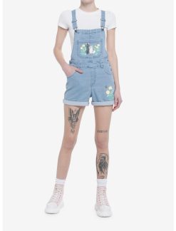HUNIVERS Her Universe Studio Ghibli Kiki's Delivery Service Jiji & Lily Flower Shortalls -transcendentactive shop 19958586 av1