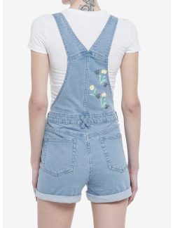 HUNIVERS Her Universe Studio Ghibli Kiki's Delivery Service Jiji & Lily Flower Shortalls -transcendentactive shop 19958586 av2