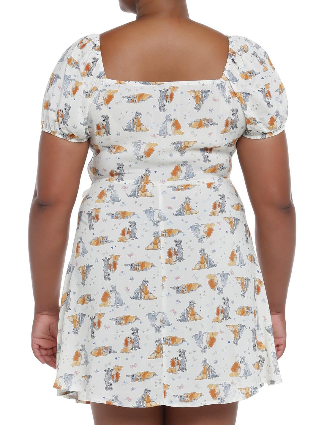 HUNIVERS Disney Lady And The Tramp Sweetheart Dress Plus Size 5 HUNIVERS Disney Lady And The Tramp Sweetheart Dress Plus Size - Image 3