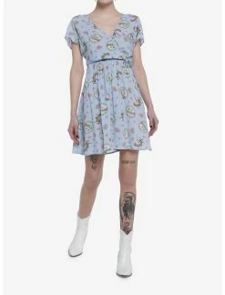 HUNIVERS Disney Robin Hood Faux Wrap Dress -transcendentactive shop 20003982 av1