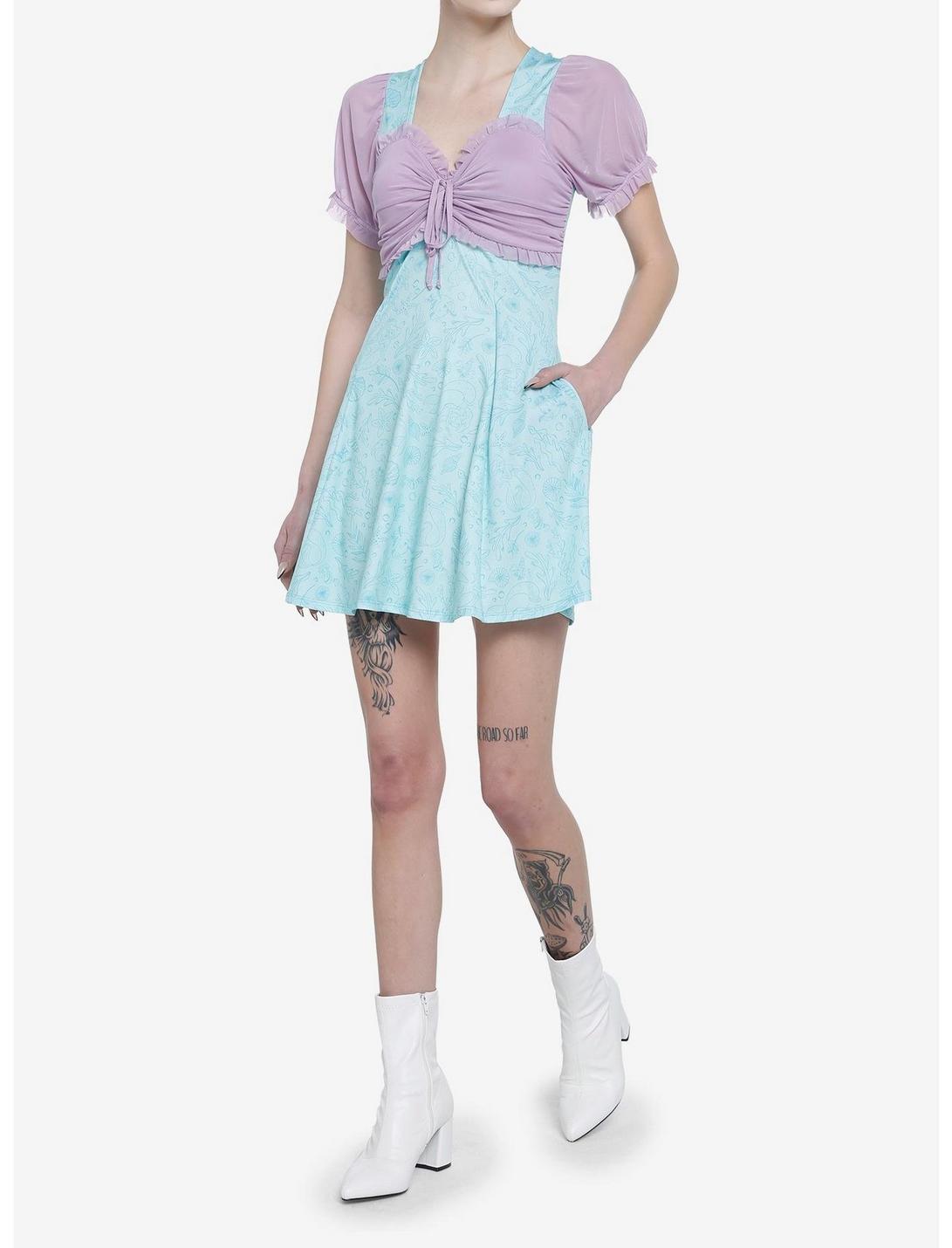 HUNIVERS Her Universe Disney The Little Mermaid Lace-Up Sweetheart Dress 4 HUNIVERS Her Universe Disney The Little Mermaid Lace-Up Sweetheart Dress - Image 2