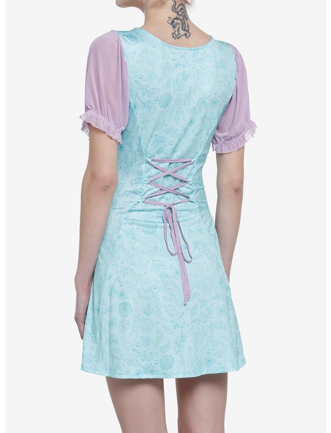 HUNIVERS Her Universe Disney The Little Mermaid Lace-Up Sweetheart Dress 5 HUNIVERS Her Universe Disney The Little Mermaid Lace-Up Sweetheart Dress - Image 3