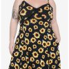 HUNIVERS Sunflowers & Lace Slip Dress Plus Size -transcendentactive shop 20066463 hi