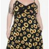 HUNIVERS Sunflowers & Lace Slip Dress Plus Size -transcendentactive shop 20066463 hi