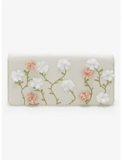 HUNIVERS Disney Mickey Mouse Flower Appliqué Wallet -transcendentactive shop 20089194 av1