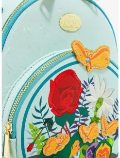 HUNIVERS Disney Alice In Wonderland Singing Flowers Mini Backpack -transcendentactive shop 20089196 av3