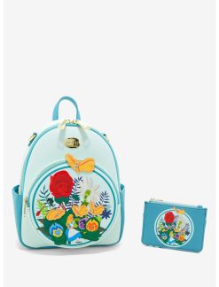 HUNIVERS Disney Alice In Wonderland Singing Flowers Mini Backpack -transcendentactive shop 20089196 av4