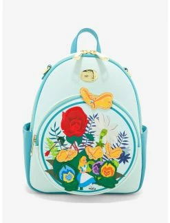 HUNIVERS Disney Alice In Wonderland Singing Flowers Mini Backpack