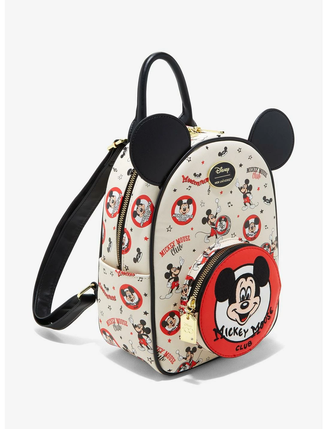 HUNIVERS Her Universe Disney100 Mickey Mouse Club Vintage Mini Backpack 4 HUNIVERS Her Universe Disney100 Mickey Mouse Club Vintage Mini Backpack - Image 2