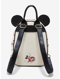HUNIVERS Her Universe Disney100 Mickey Mouse Club Vintage Mini Backpack -transcendentactive shop 20089329 av2