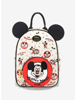 HUNIVERS Her Universe Disney100 Mickey Mouse Club Vintage Mini Backpack